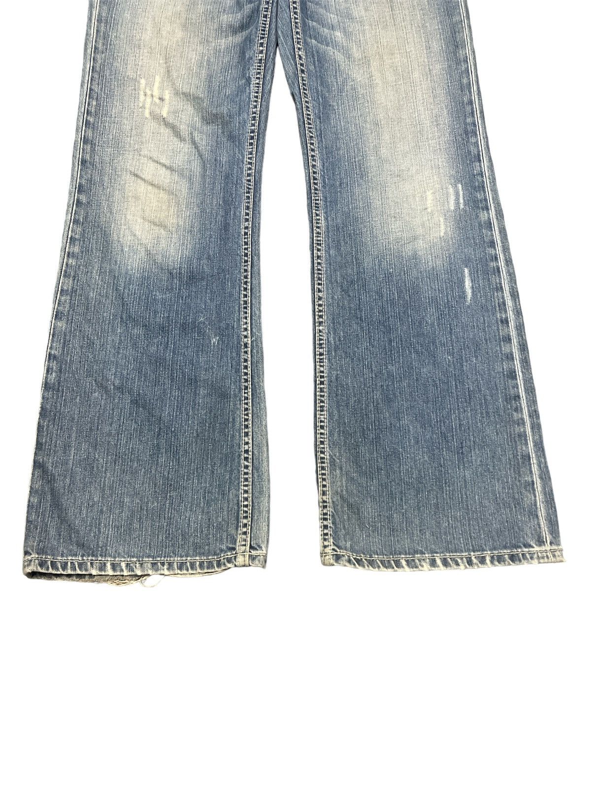 Japanese Brand × Vintage FLARED💥BKE RIPPED DISTRESSED DENIM PANT Size US 31 - 4 Thumbnail