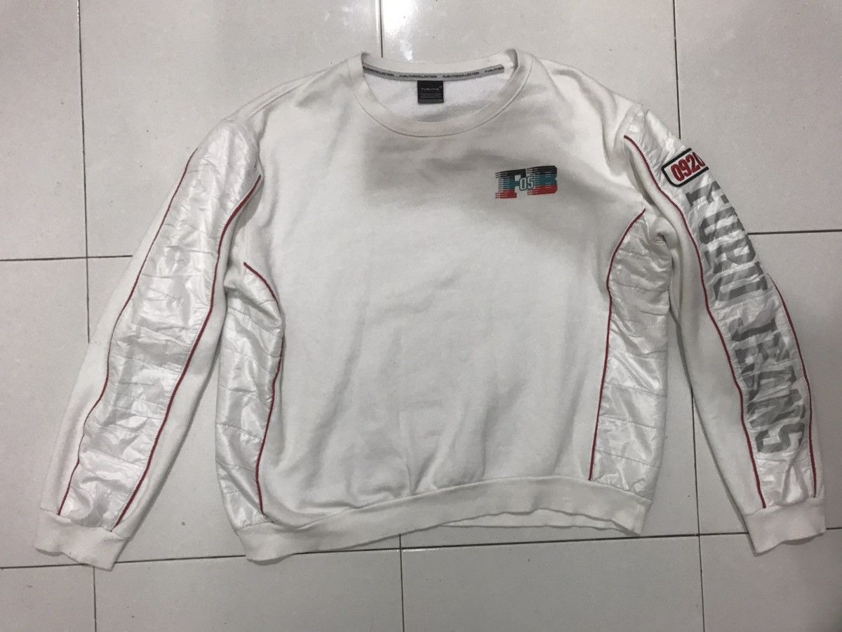 Image of Fubu Jeans Fb05 Off White Sweatshirts, Men's (Size XL)