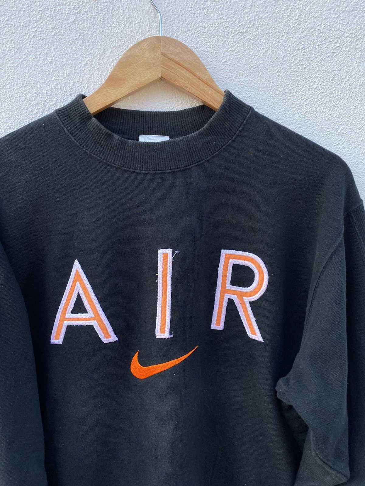 Nike Vintage Nike Air Big logo sweatshirt Size US L / EU 52-54 / 3 - 3 Thumbnail