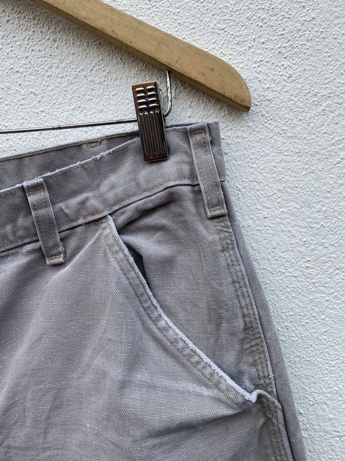 Carhartt Vintage Carhartt Dungaree canvas cargo trousers pants sz 33 Size US 33 - 6 Thumbnail