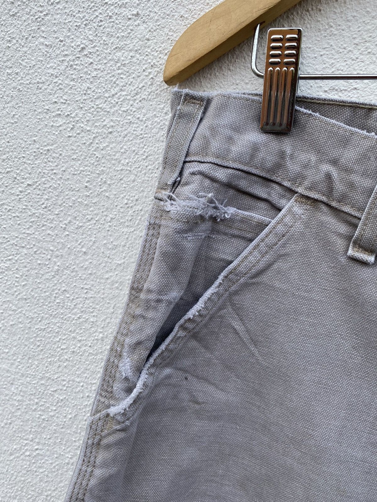 Carhartt Vintage Carhartt Dungaree canvas cargo trousers pants sz 33 Size US 33 - 4 Thumbnail
