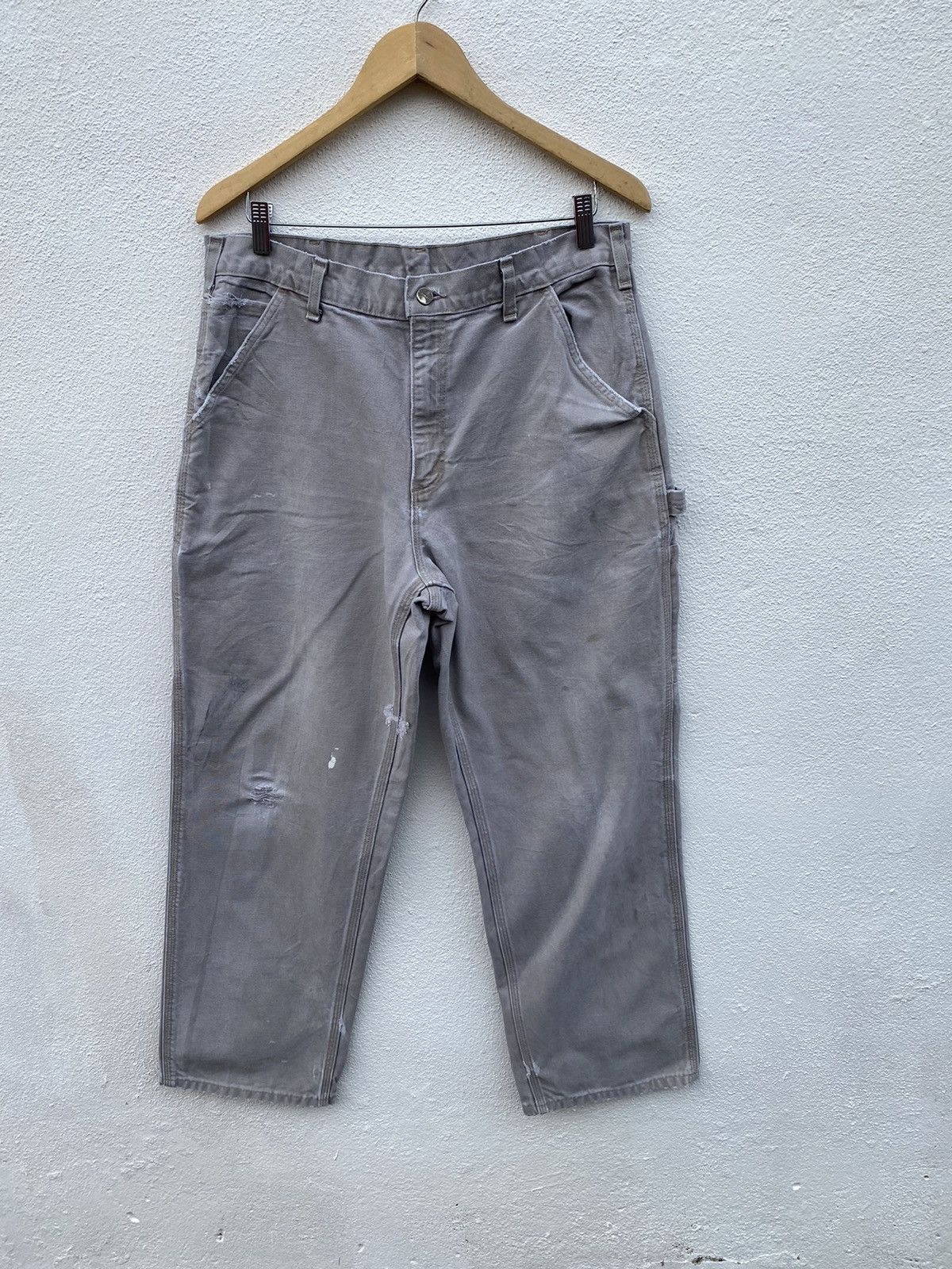 Carhartt Vintage Carhartt Dungaree canvas cargo trousers pants sz 33 Size US 33 - 2 Thumbnail