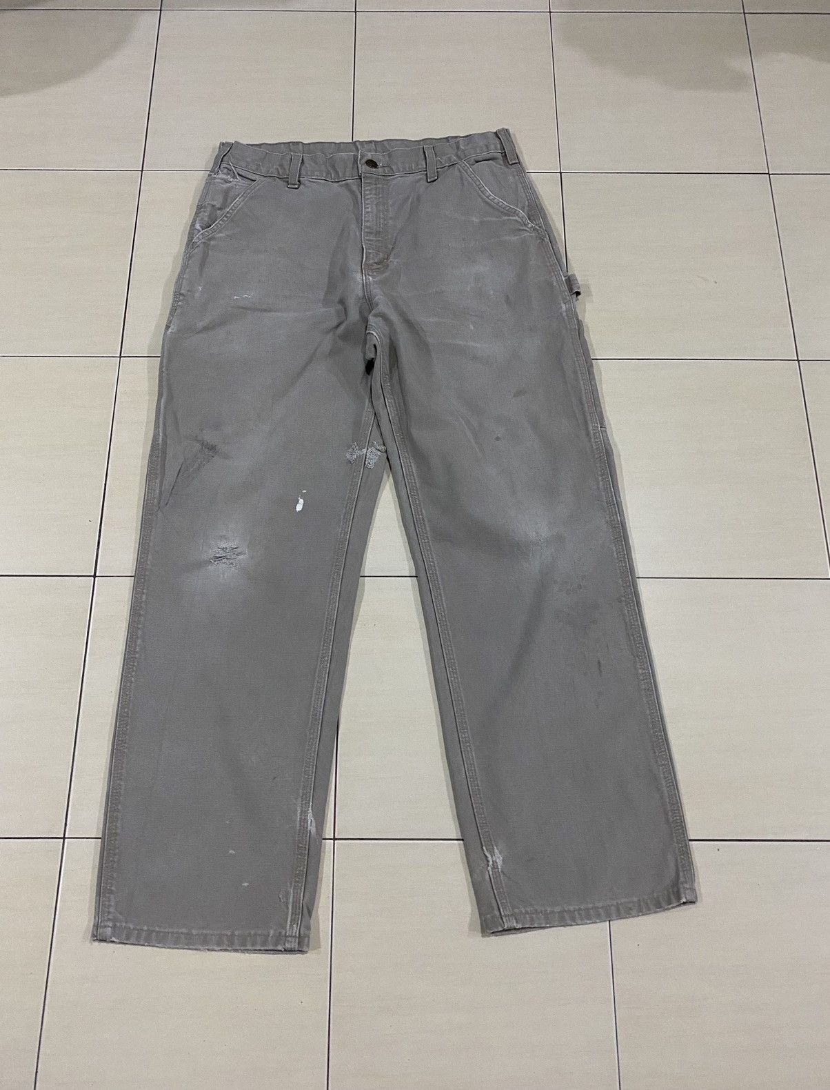 Carhartt Vintage Carhartt Dungaree canvas cargo trousers pants sz 33 Size US 33 - 13 Thumbnail