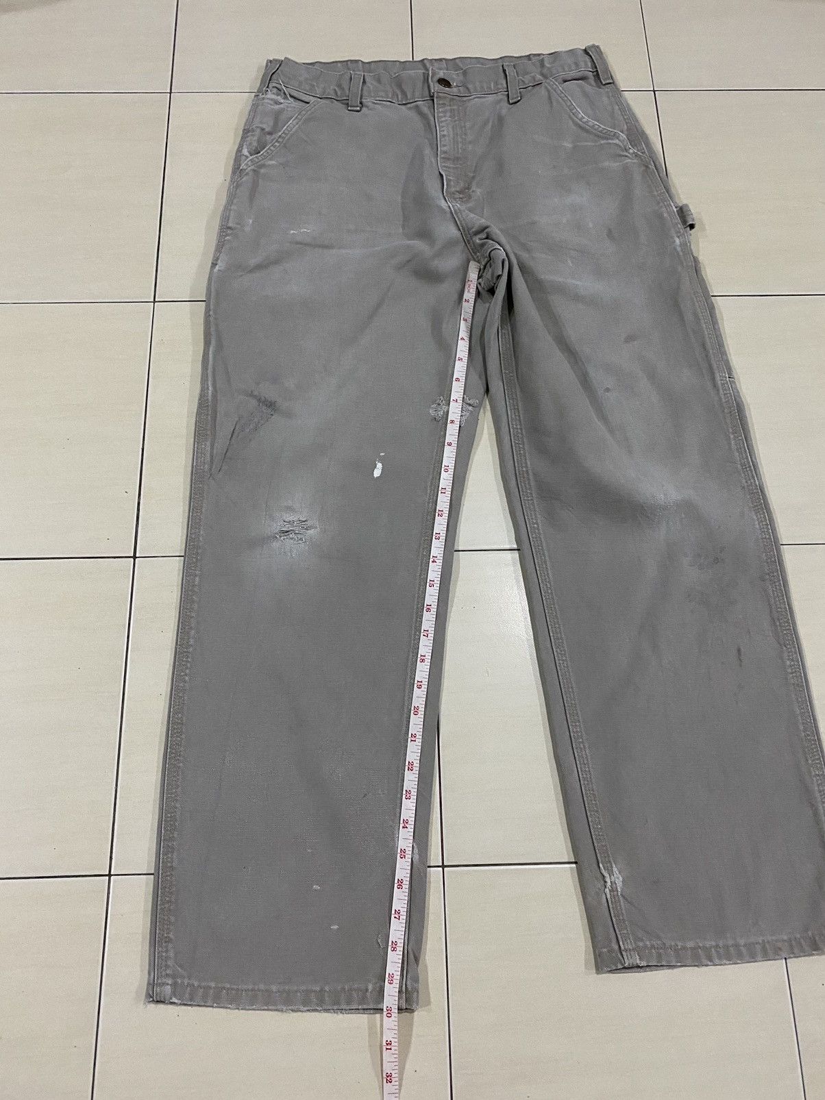 Carhartt Vintage Carhartt Dungaree canvas cargo trousers pants sz 33 Size US 33 - 16 Thumbnail