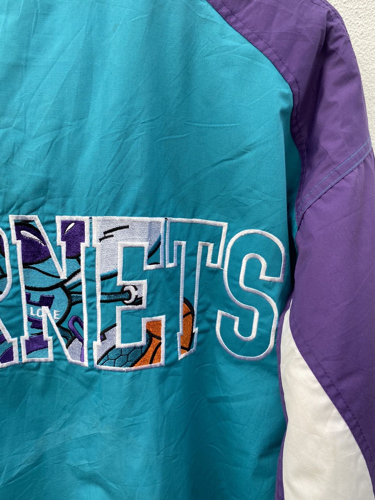 NBA × Pro Player × Vintage Rare Vintage Charlotte Hornets NBA Pro player jacket Size US L / EU 52-54 / 3 - 18 Thumbnail