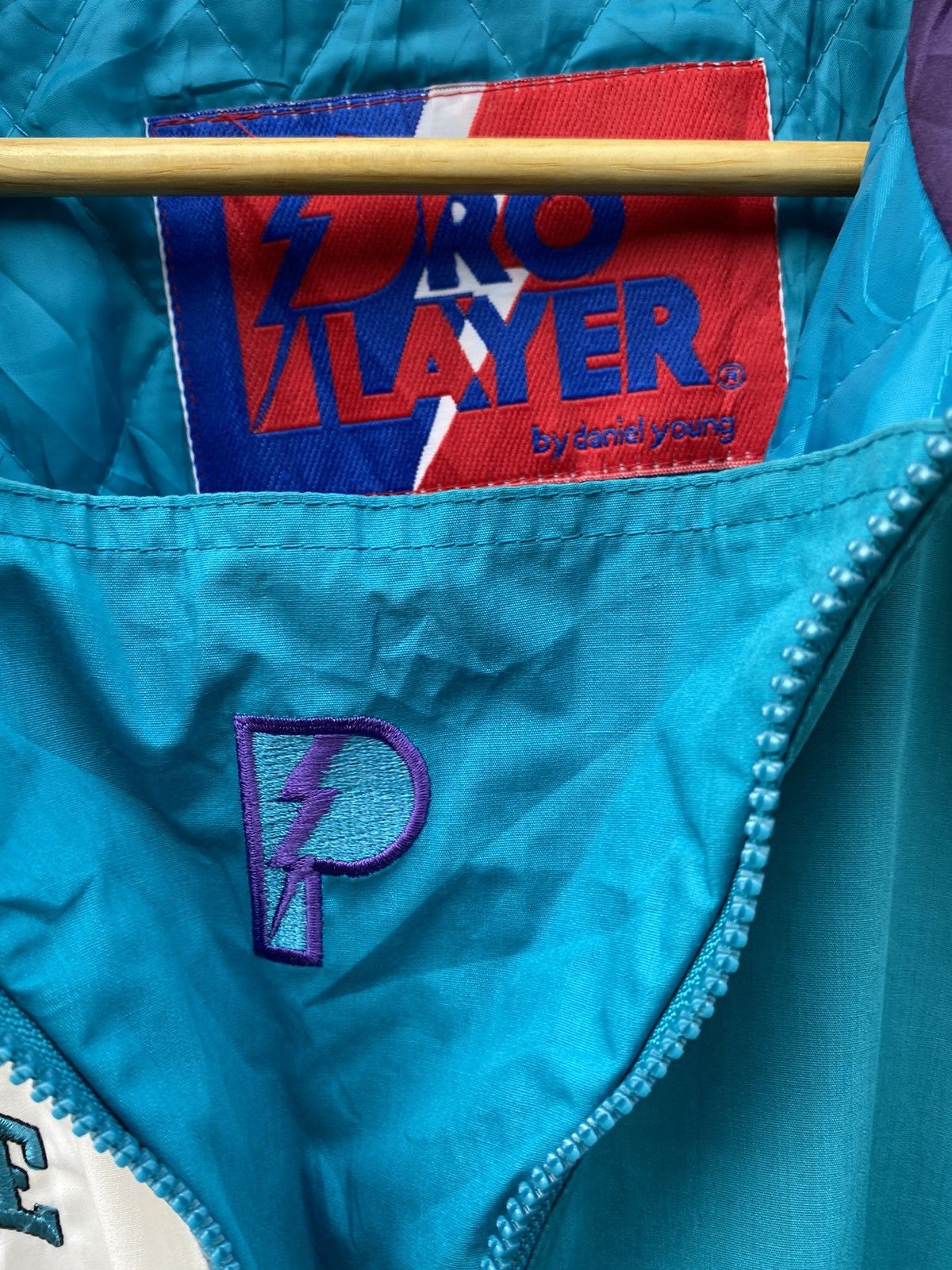 NBA × Pro Player × Vintage Rare Vintage Charlotte Hornets NBA Pro player jacket Size US L / EU 52-54 / 3 - 11 Thumbnail