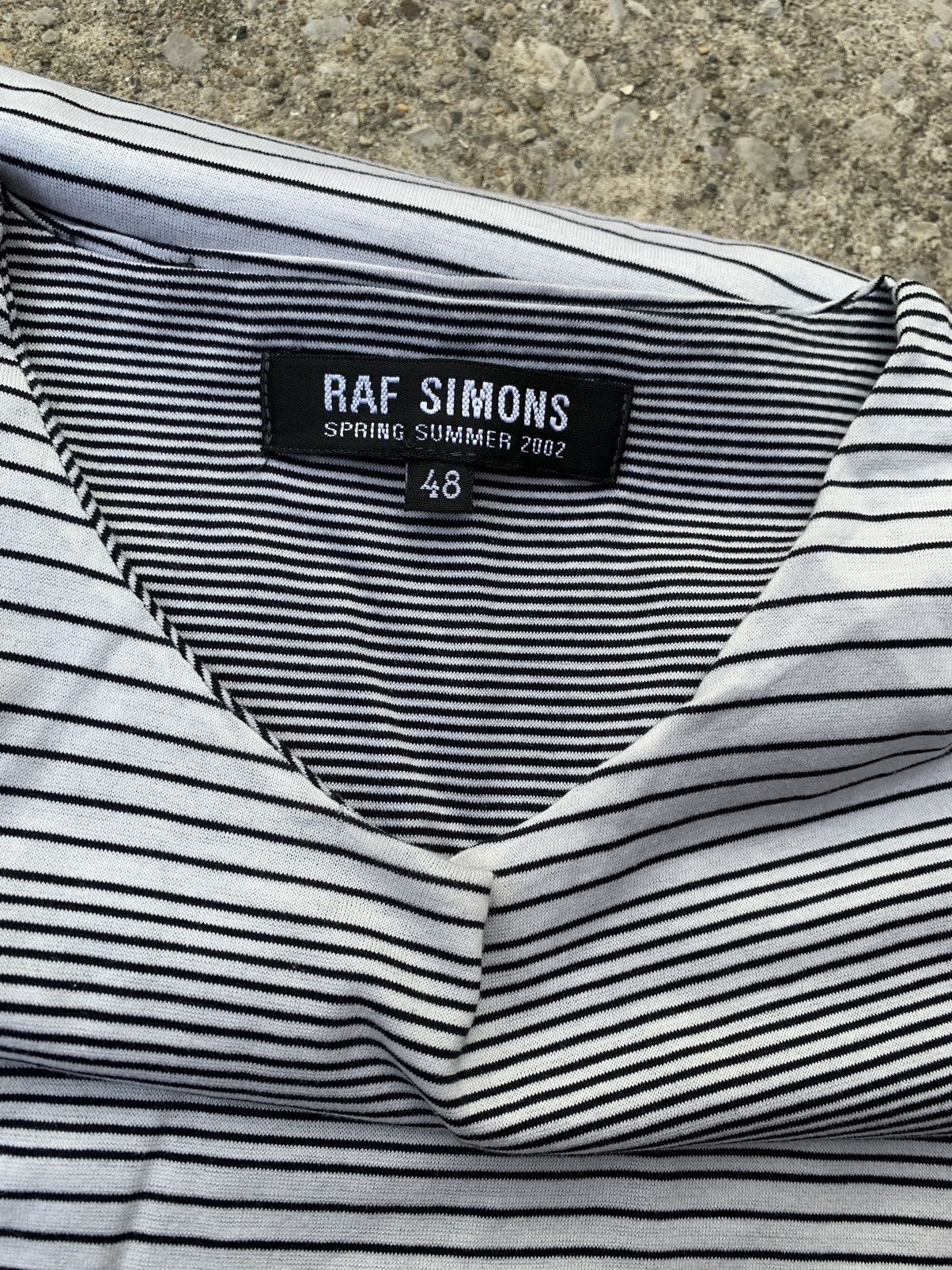 Raf Simons Raf Simons SS02 Kollaps Striped Tank Top Grey 48 Size US M / EU 48-50 / 2 - 7 Thumbnail