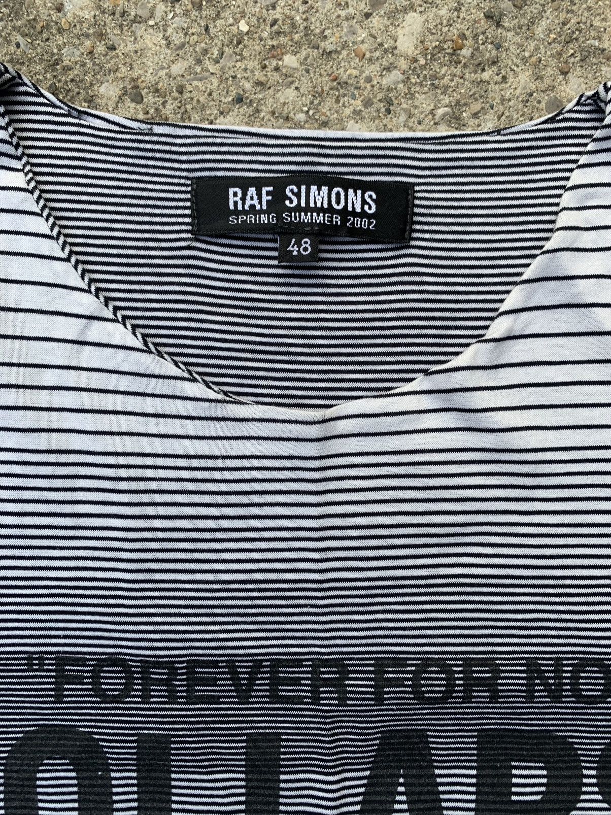 Raf Simons Raf Simons SS02 Kollaps Striped Tank Top Grey 48 Size US M / EU 48-50 / 2 - 6 Thumbnail