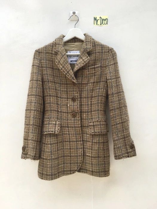 Moschino Vintage Moschino Wool Winter Jacket Size US S / EU 44-46 / 1 - 1 Thumbnail