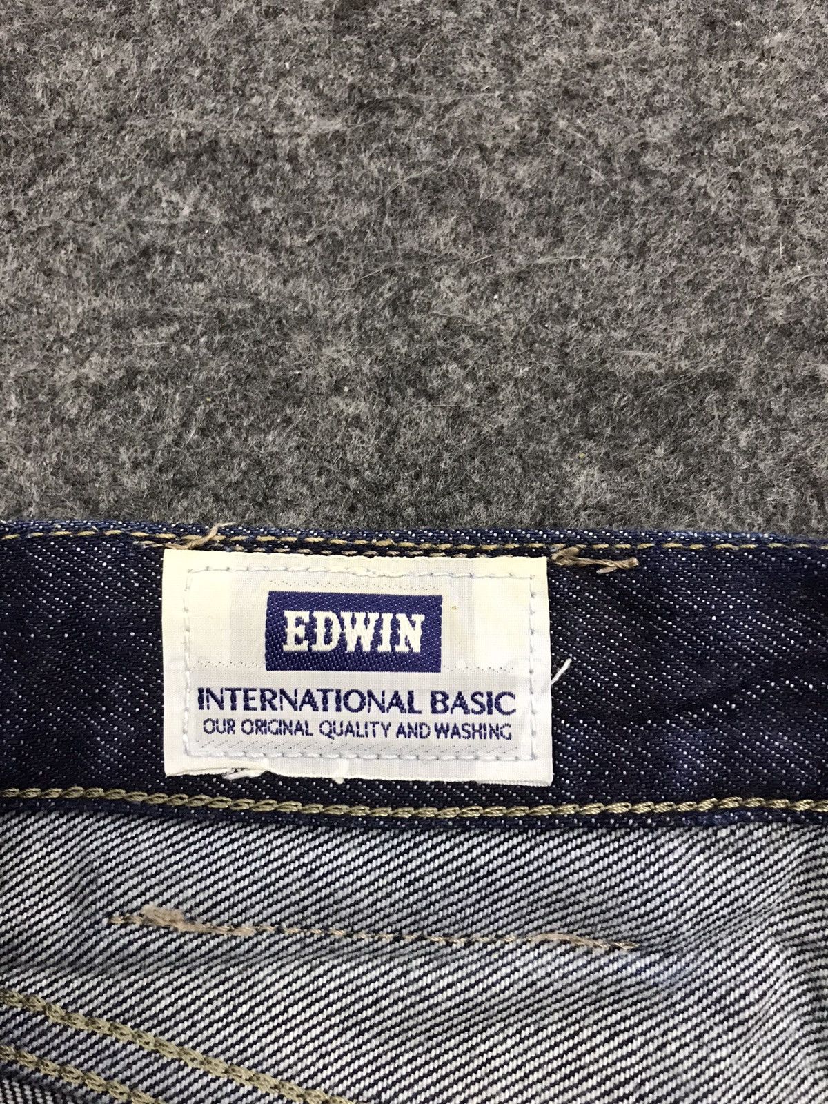Edwin Vintage 90s Edwin Lot 404 Distressed Denim Jeans Indigo Size US 28 / EU 44 - 4 Thumbnail
