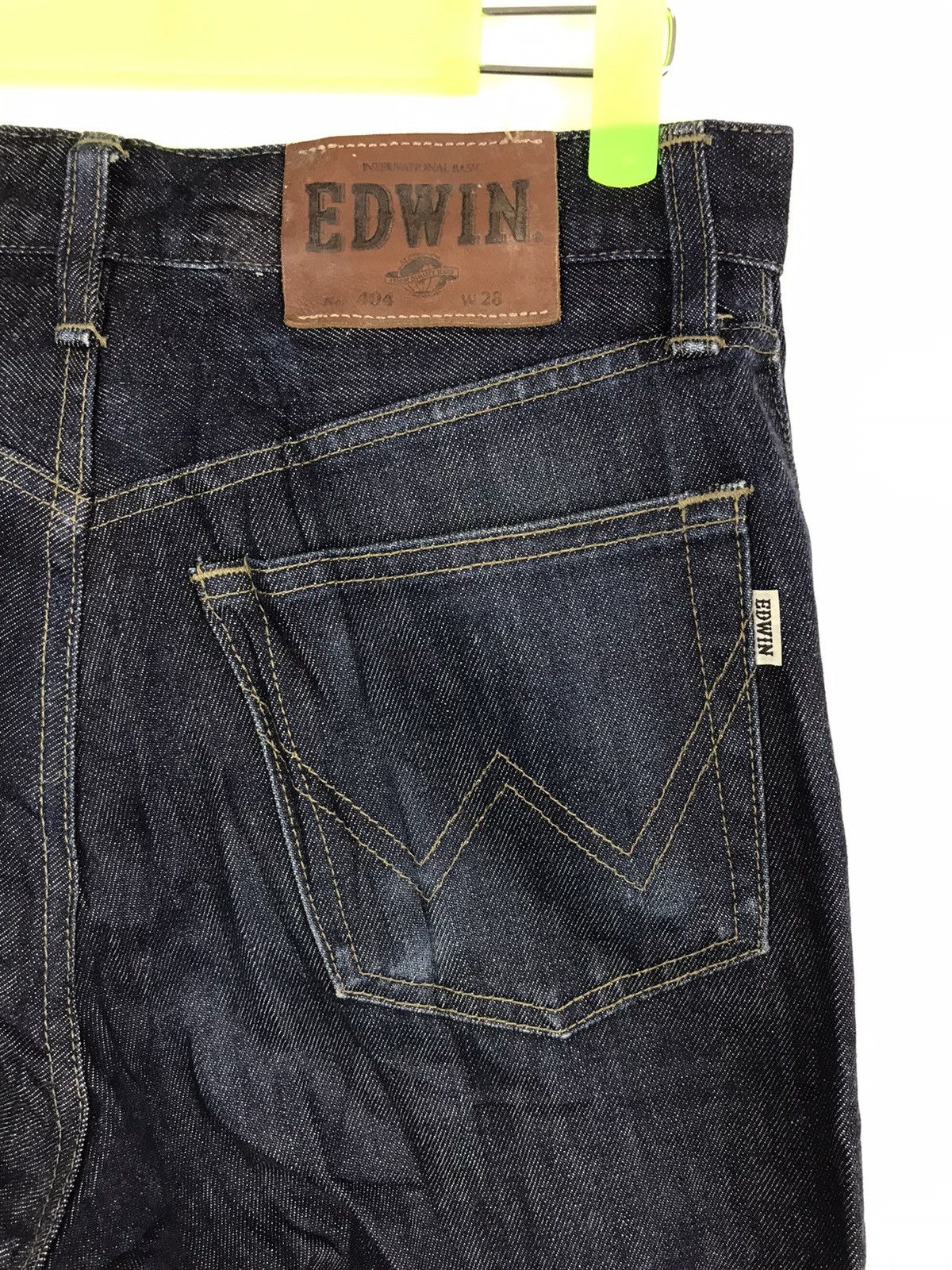 Edwin Vintage 90s Edwin Lot 404 Distressed Denim Jeans Indigo Size US 28 / EU 44 - 2 Thumbnail
