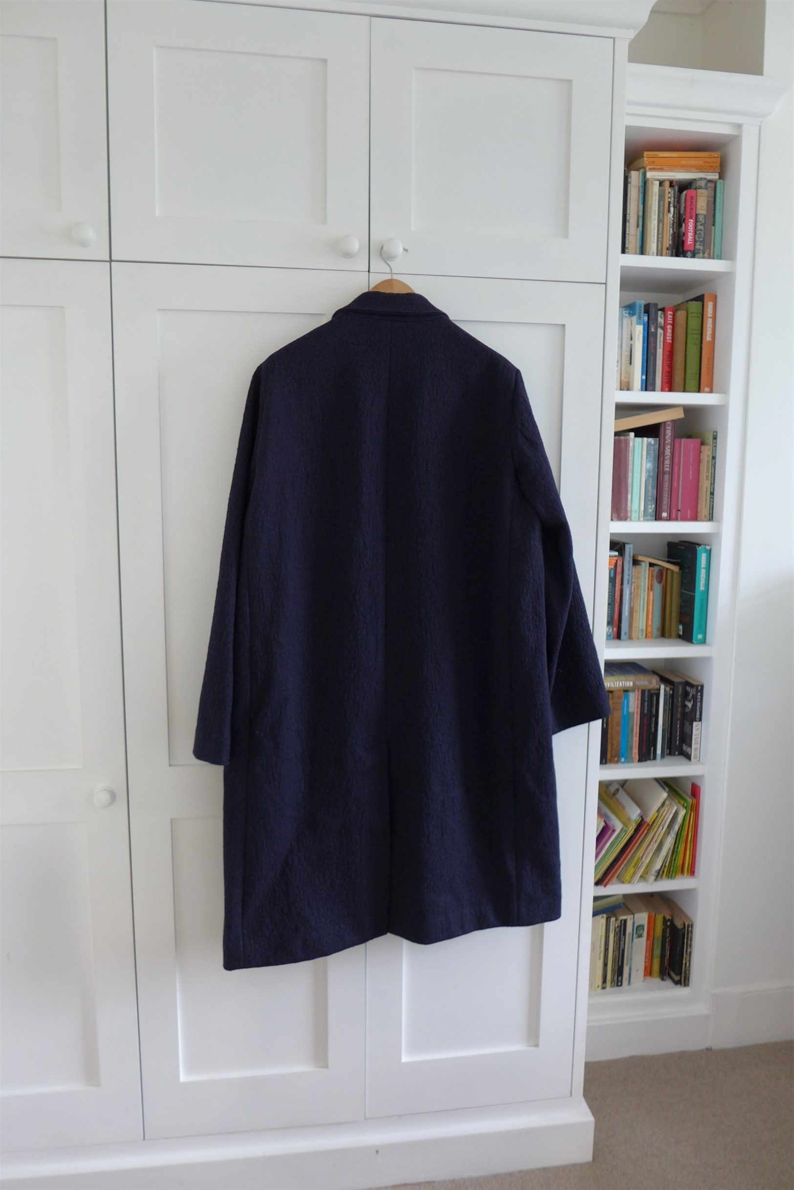 Blue Blue Japan Blue Blue Japan Kumo Gakaru Textured Coat - Dark Navy Size US L / EU 52-54 / 3 - 7 Thumbnail