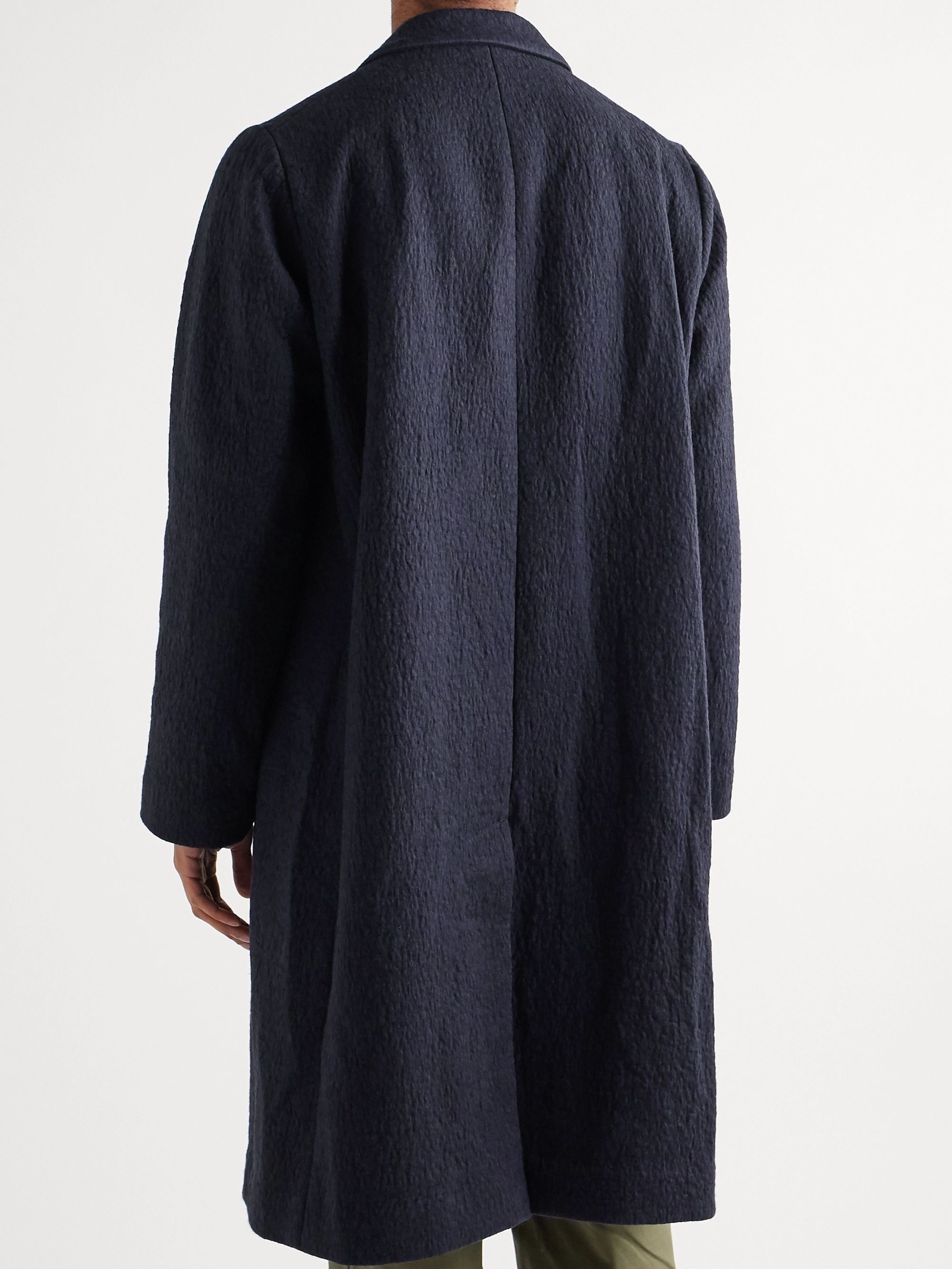 Blue Blue Japan Blue Blue Japan Kumo Gakaru Textured Coat - Dark Navy Size US L / EU 52-54 / 3 - 5 Thumbnail