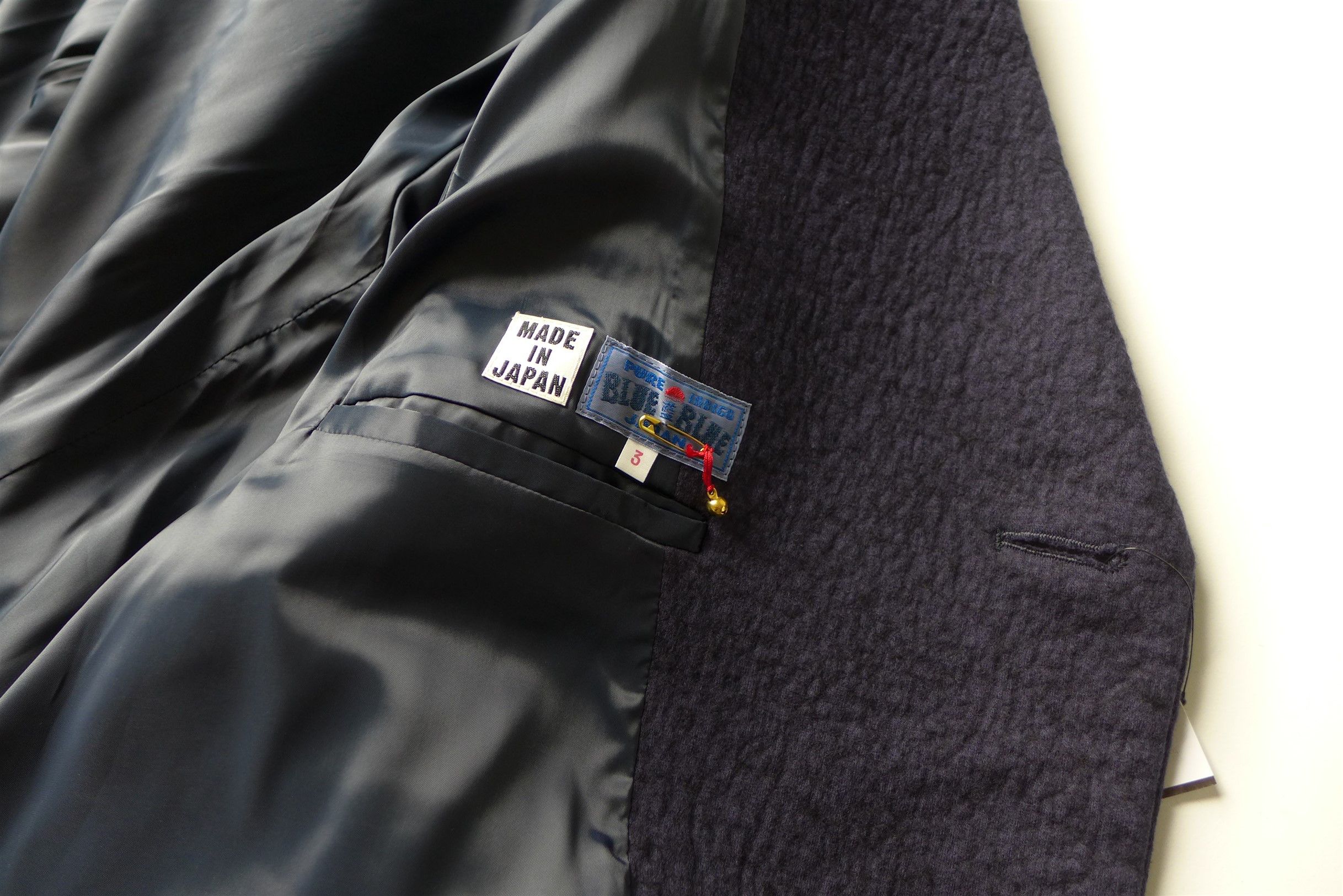 Blue Blue Japan Blue Blue Japan Kumo Gakaru Textured Coat - Dark Navy Size US L / EU 52-54 / 3 - 13 Thumbnail