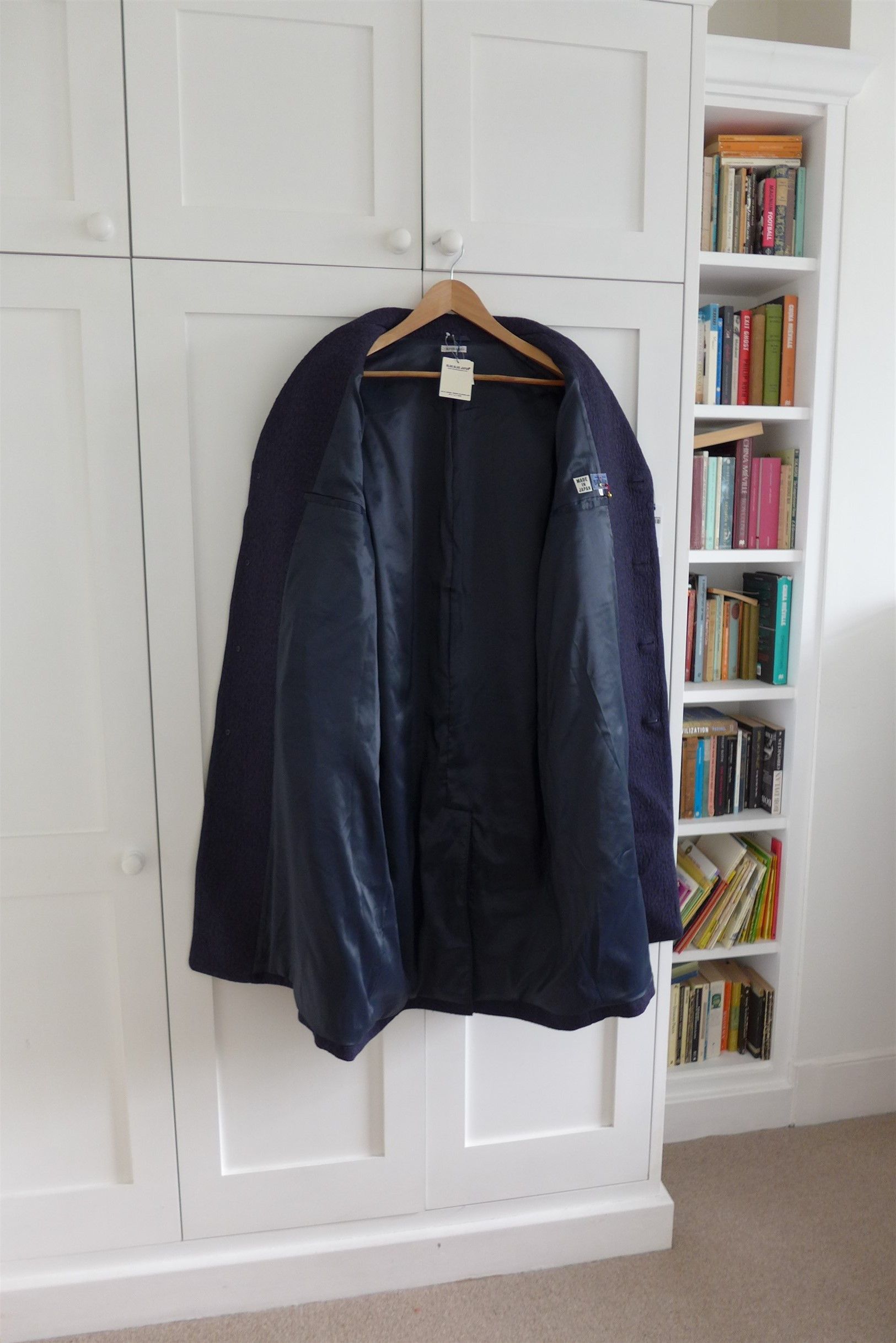 Blue Blue Japan Blue Blue Japan Kumo Gakaru Textured Coat - Dark Navy Size US L / EU 52-54 / 3 - 8 Thumbnail