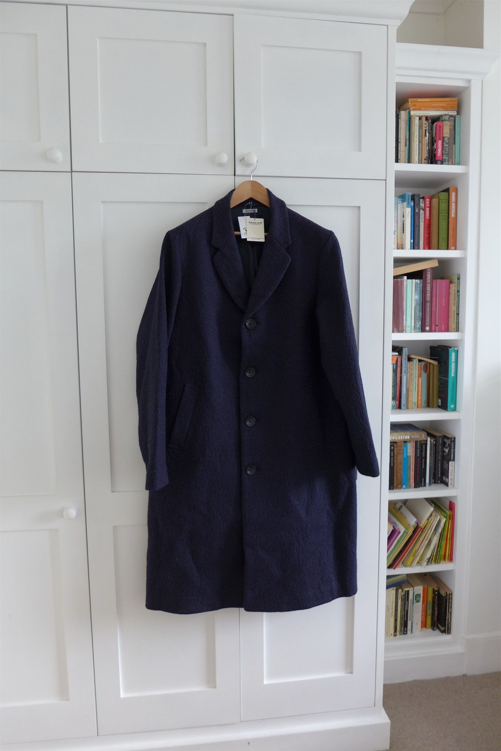 Blue Blue Japan Blue Blue Japan Kumo Gakaru Textured Coat - Dark Navy Size US L / EU 52-54 / 3 - 6 Thumbnail