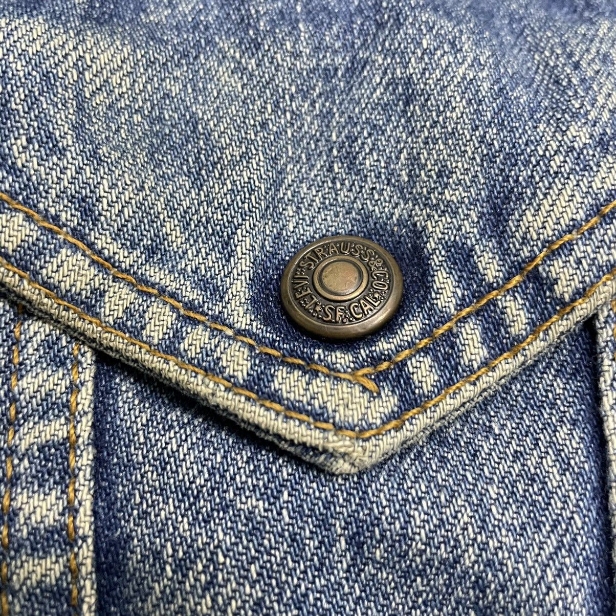 Levi's × Levi's Vintage Clothing × Vintage 💥Vintage Levis Sherpa Denime Trucker Button Jacket Size US L / EU 52-54 / 3 - 7 Thumbnail