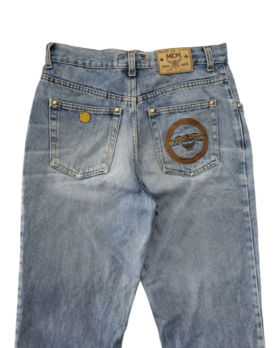 MCM Vintage MCM Blue Jeans - Size 31 Size US 31 - 2 Thumbnail