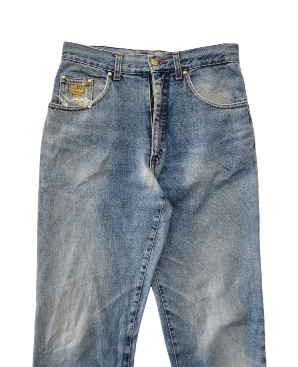 MCM Vintage MCM Blue Jeans - Size 31 Size US 31 - 4 Thumbnail