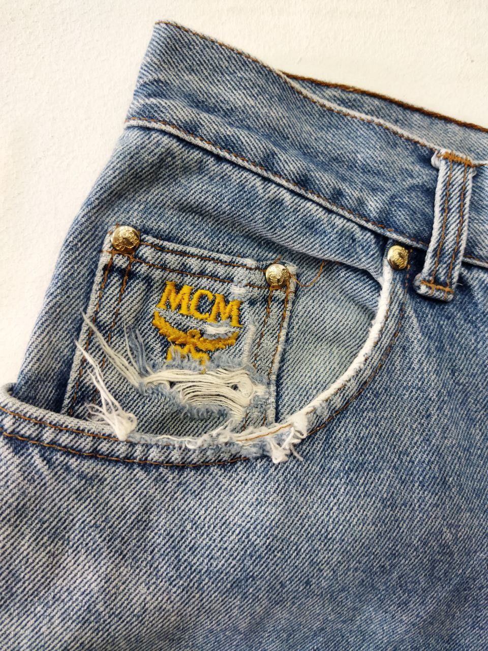 MCM Vintage MCM Blue Jeans - Size 31 Size US 31 - 12 Thumbnail