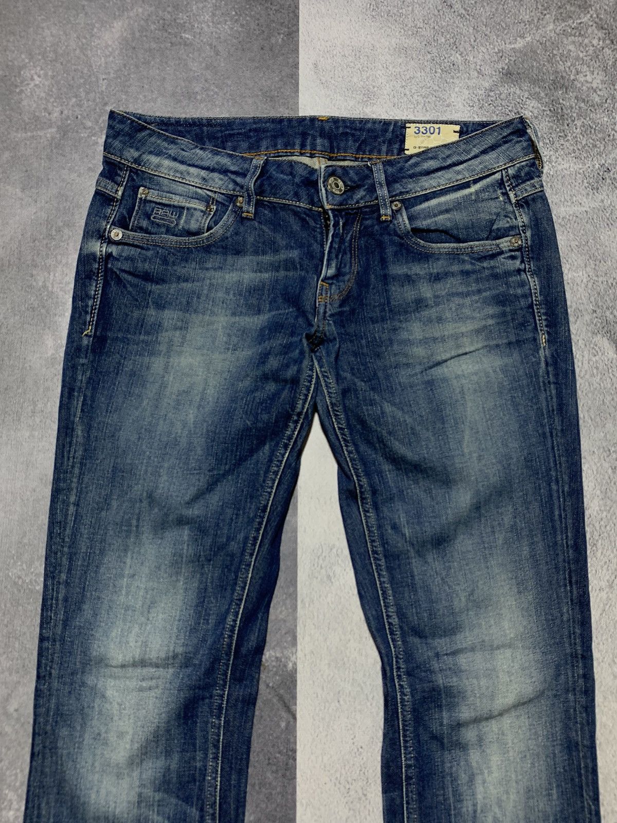 G-Star × Vintage Vintage G-star RAW denim jeans streetwear style size 29x32 Size 29" - 6 Thumbnail