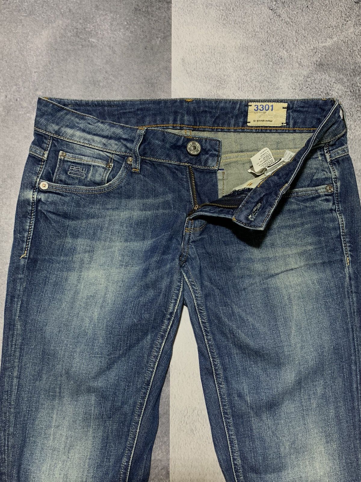 G-Star × Vintage Vintage G-star RAW denim jeans streetwear style size 29x32 Size 29" - 5 Thumbnail
