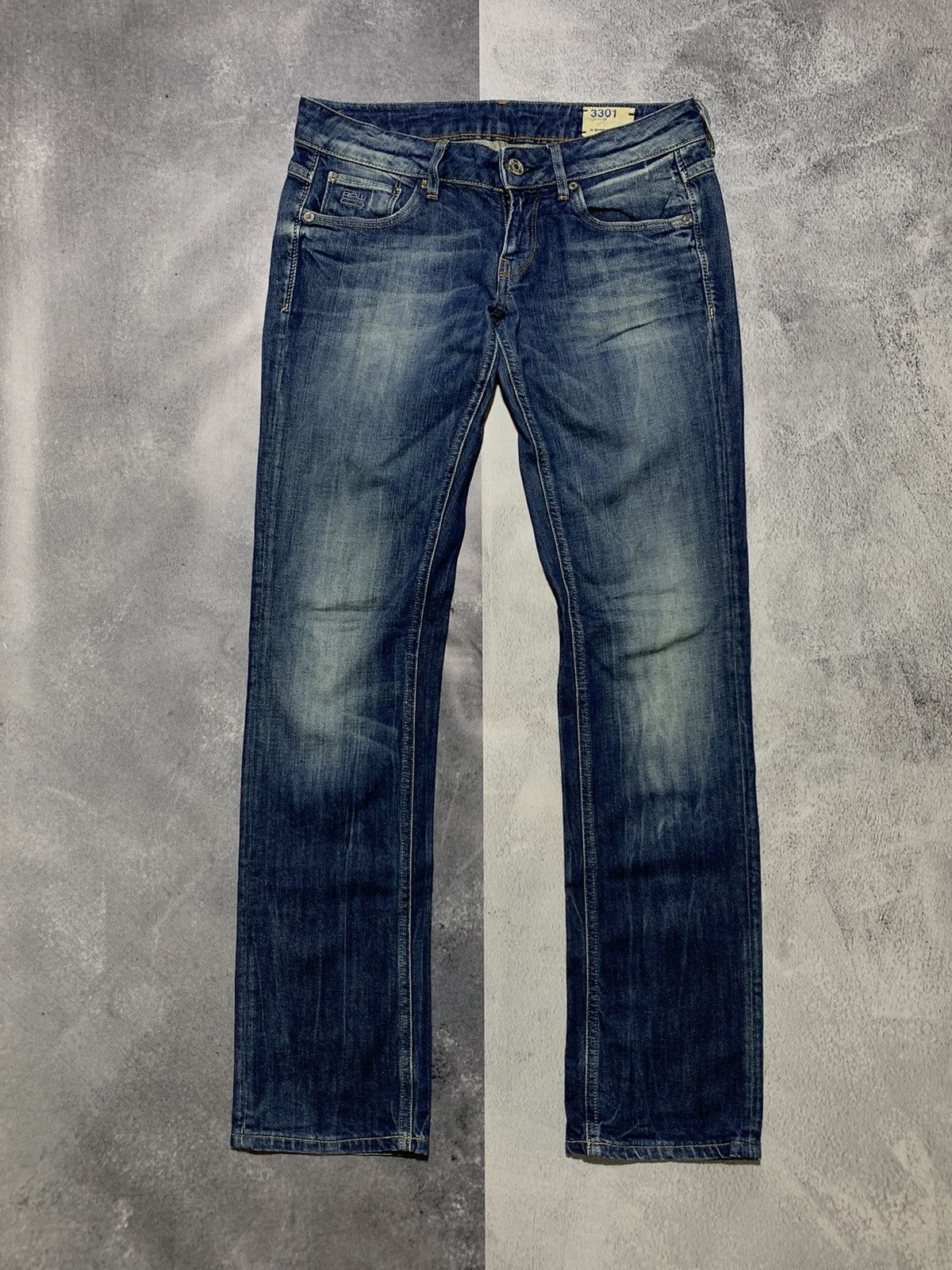 G-Star × Vintage Vintage G-star RAW denim jeans streetwear style size 29x32 Size 29" - 4 Thumbnail