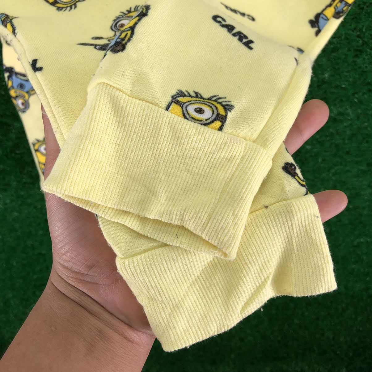 Anime × Cartoon Network Despicable Me Minion Made Full Peint Sweatshirt Hoodie Zip Size XS / US 0-2 / IT 36-38 - 10 Thumbnail