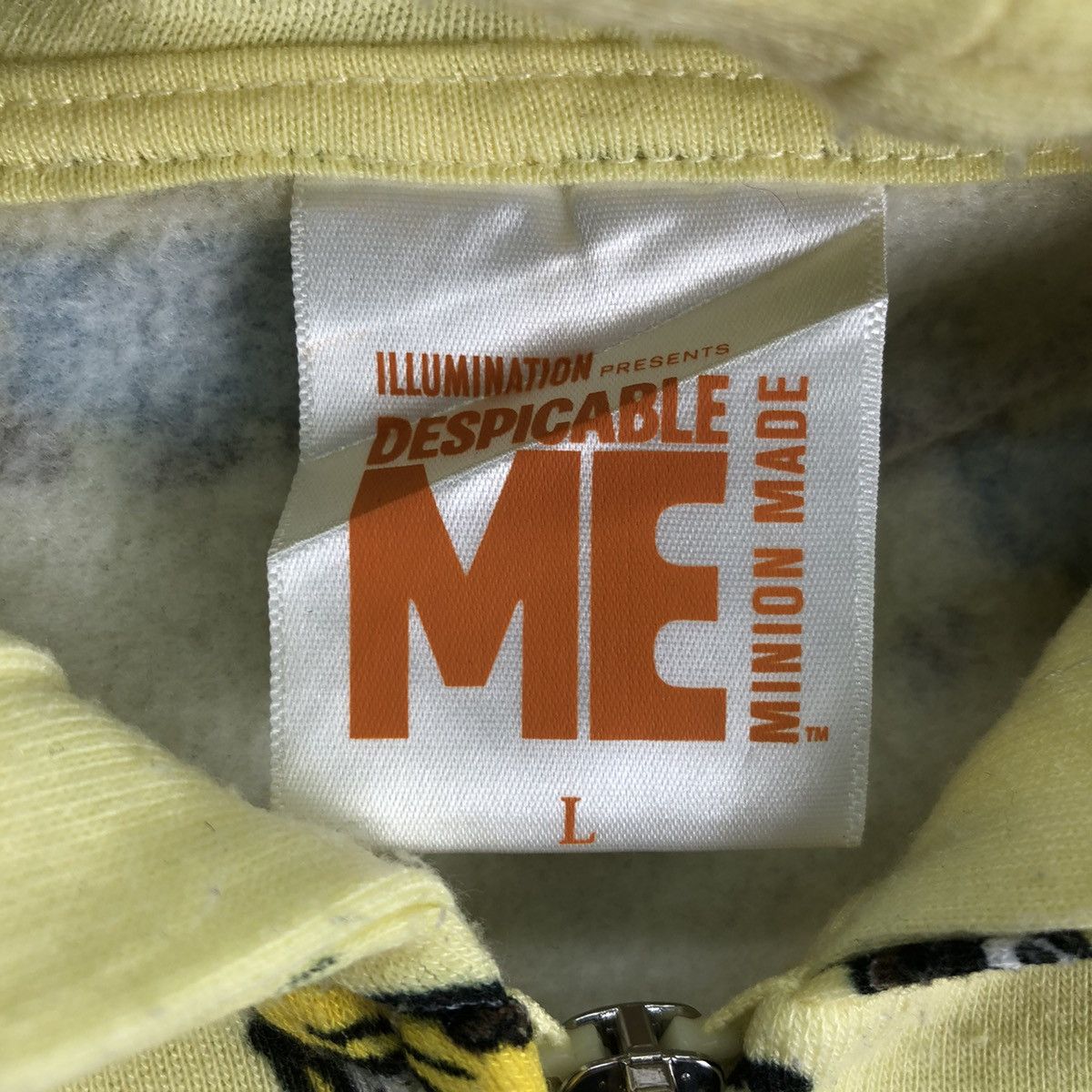 Anime × Cartoon Network Despicable Me Minion Made Full Peint Sweatshirt Hoodie Zip Size XS / US 0-2 / IT 36-38 - 12 Thumbnail