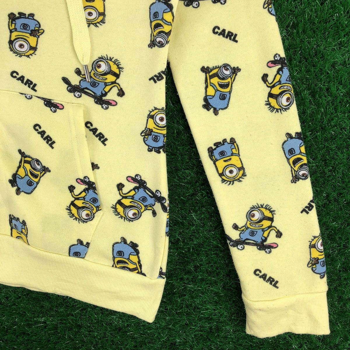 Anime × Cartoon Network Despicable Me Minion Made Full Peint Sweatshirt Hoodie Zip Size XS / US 0-2 / IT 36-38 - 3 Thumbnail