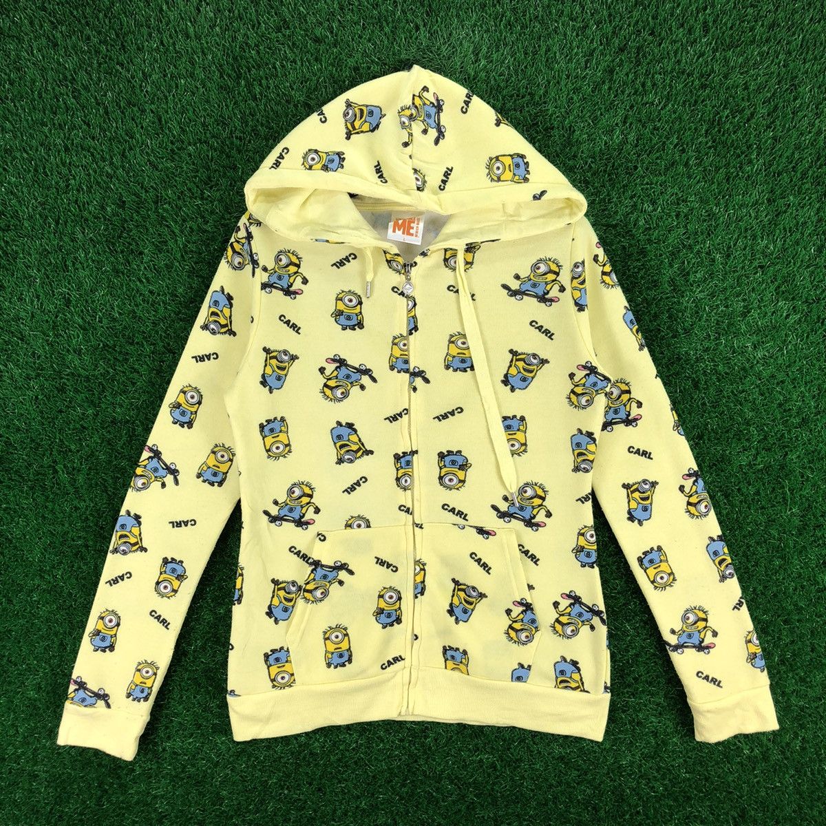 Despicable Me Minion Made Full Peint Sweatshirt Hoodie Zip