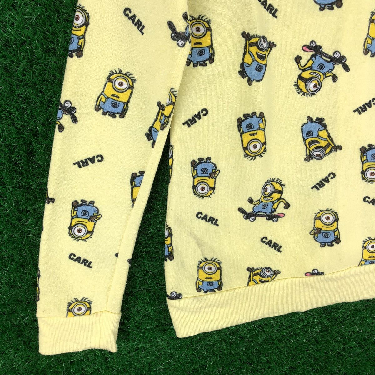 Anime × Cartoon Network Despicable Me Minion Made Full Peint Sweatshirt Hoodie Zip Size XS / US 0-2 / IT 36-38 - 6 Thumbnail