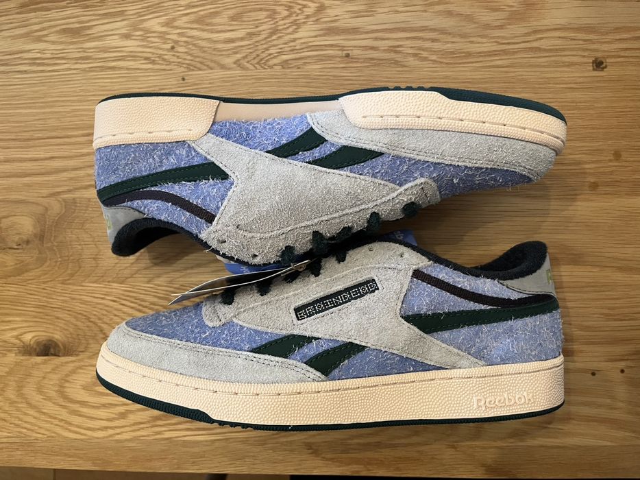 Reebok Brain Dead x Reebok Club C Revenge Ecru / Dark Forest | Grailed