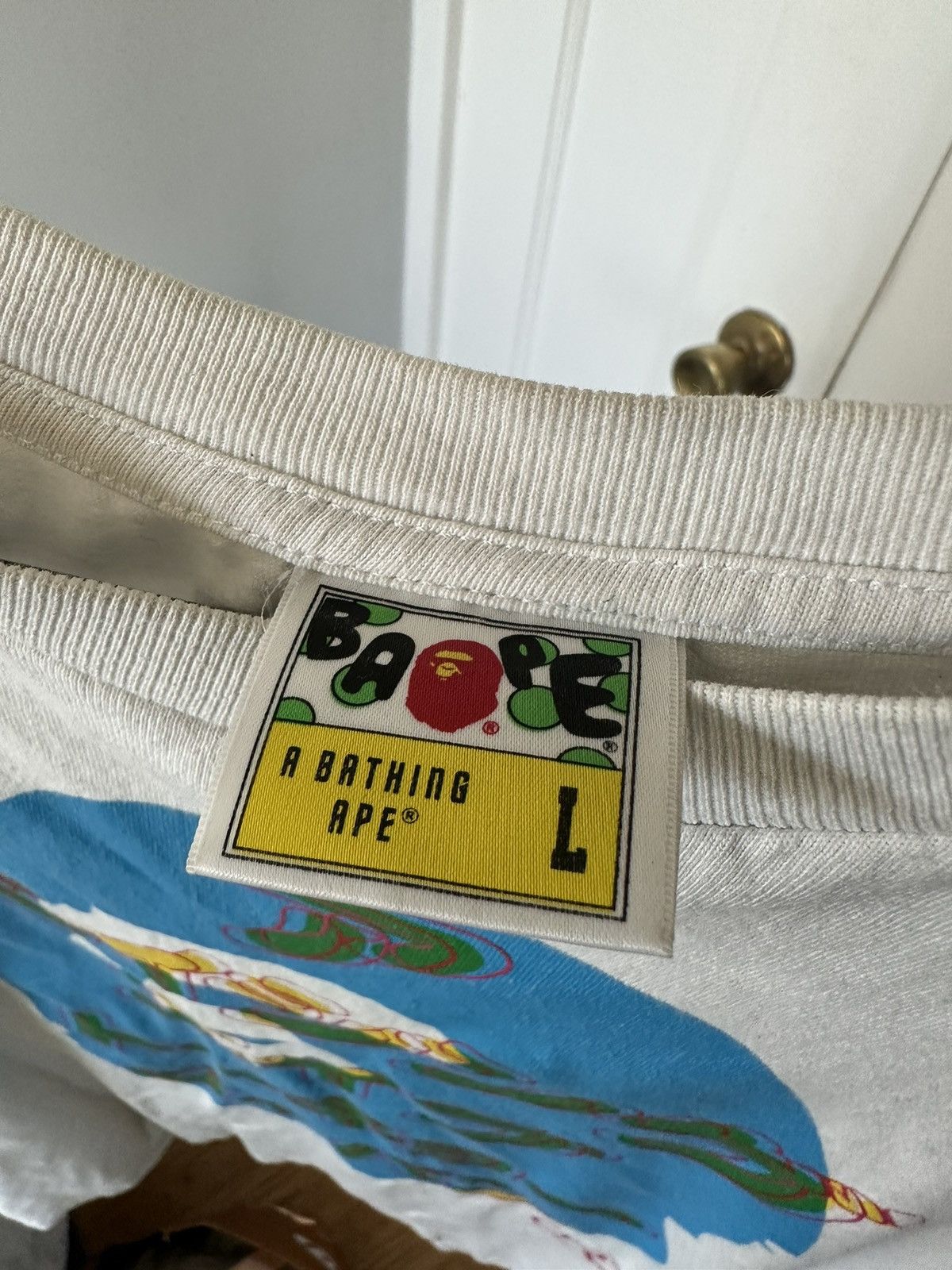 Bape Bape White Tee Size US M / EU 48-50 / 2 - 3 Thumbnail