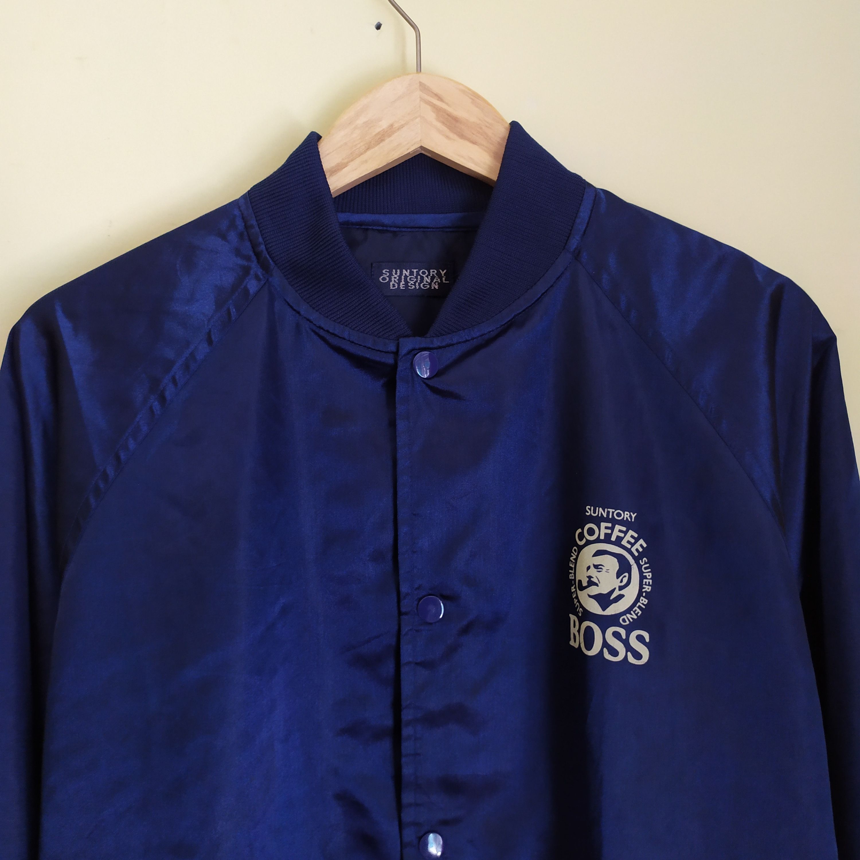 Japanese Brand Vintage 90S Boss Coffee Suntory Originals Design Size US L / EU 52-54 / 3 - 3 Thumbnail