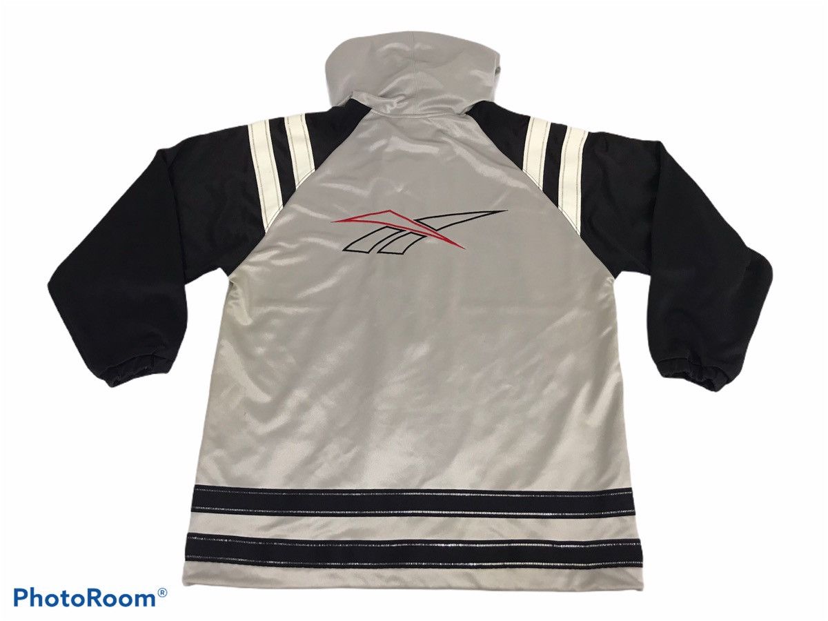 Reebok Zipper Style Jacket Athletic Spell Out