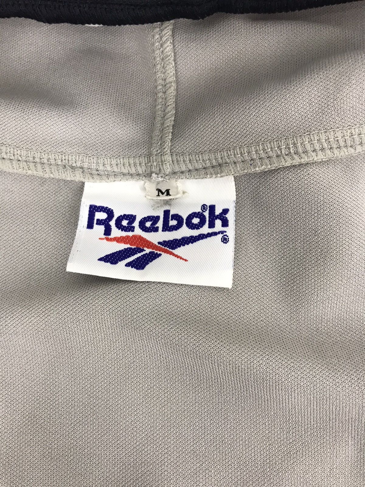 Reebok Zipper Style Jacket Athletic Spell Out