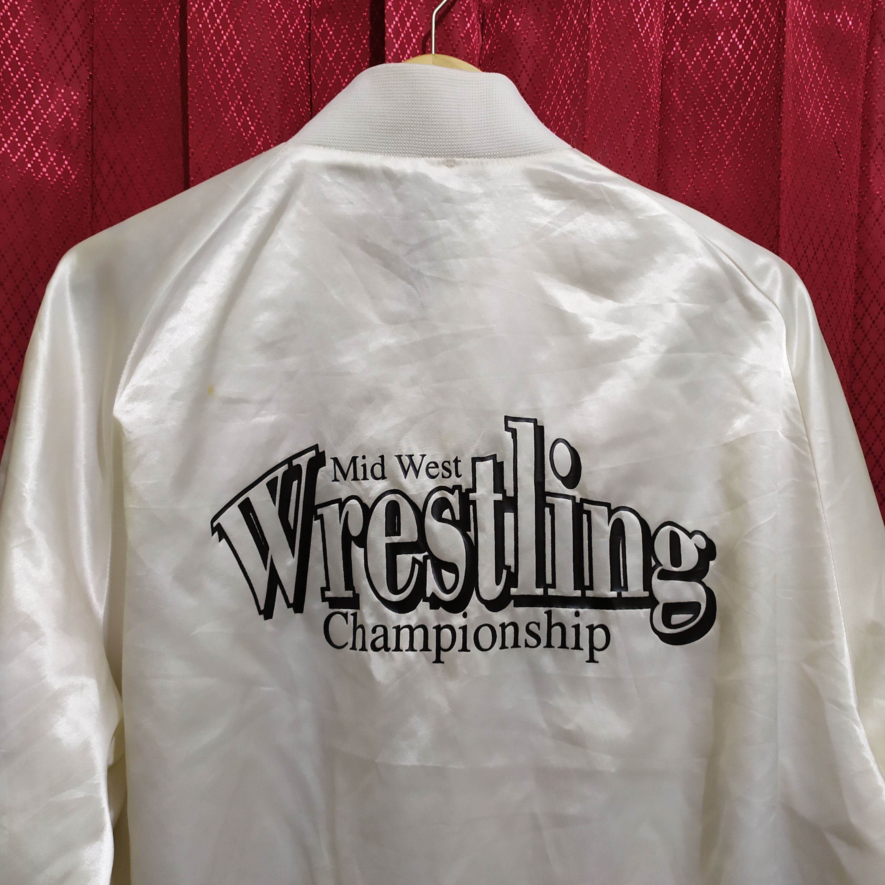 Vintage × WWE × WWF Vintage wwe/wwf varsity jacket diaomond dolls Size US L / EU 52-54 / 3 - 1 Thumbnail