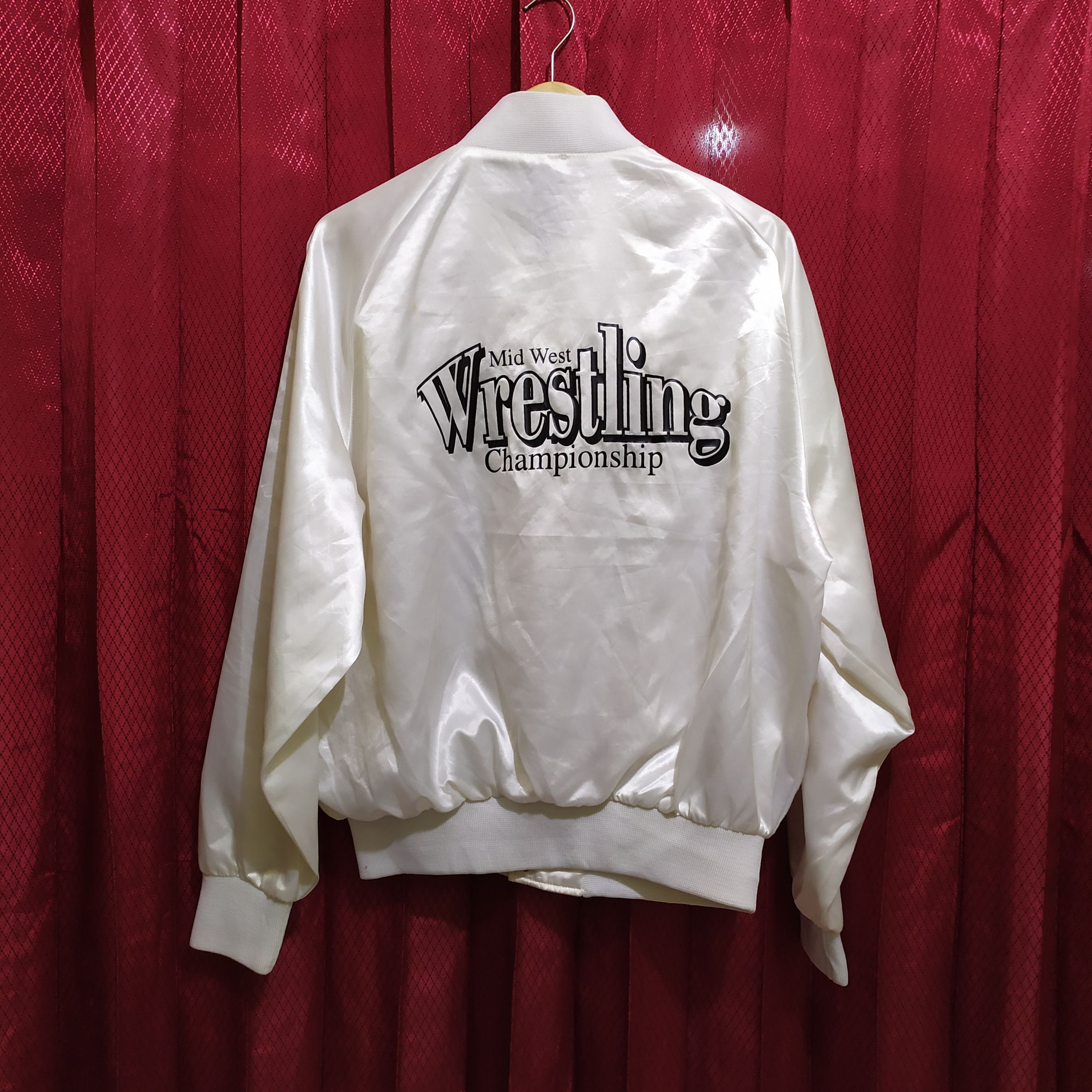 Vintage × WWE × WWF Vintage wwe/wwf varsity jacket diaomond dolls Size US L / EU 52-54 / 3 - 4 Thumbnail