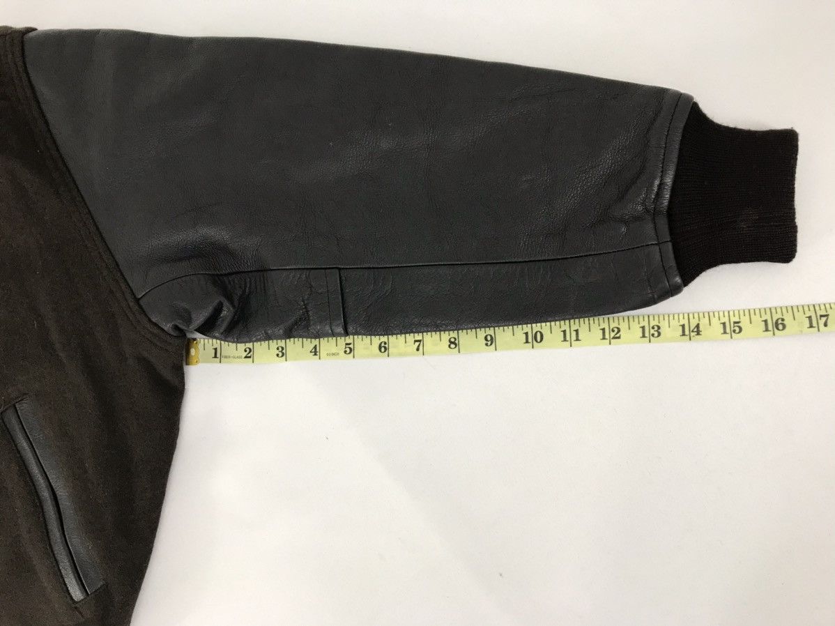 Leather Ficce Yoshiyuki Konishi Varsity Sleeve Leather Jacket Size US M / EU 48-50 / 2 - 10 Thumbnail