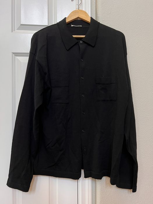 Auralee Merino wool knit shirt cardigan size 5 | Grailed