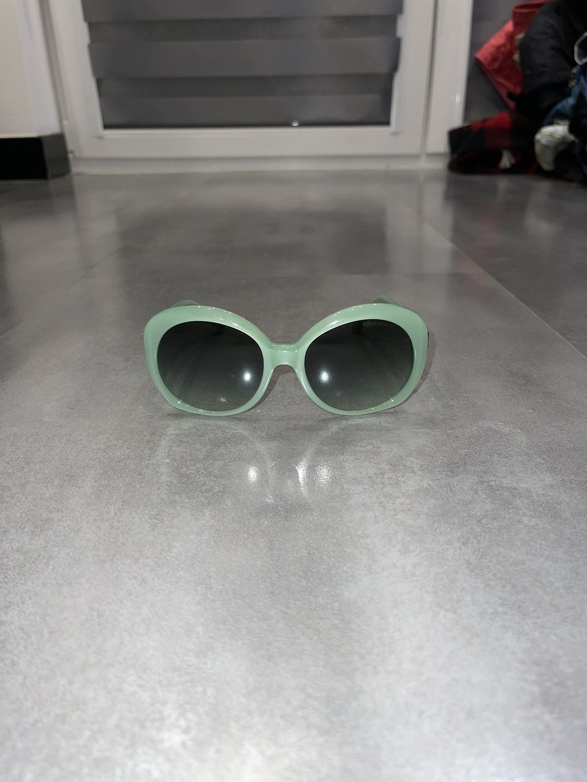 Emporio Armani Emporio Armani EA4009 5085/8E Turqoise Sunglasses Size ONE SIZE - 2 Thumbnail