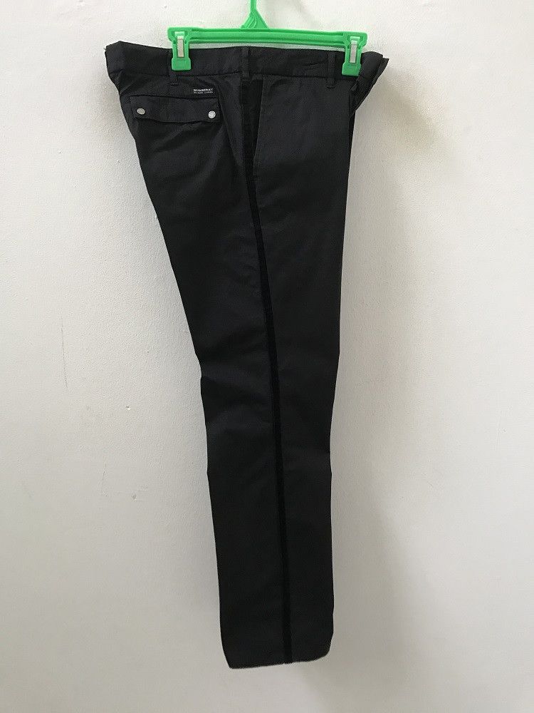 Burberry Burberry Black Label Side Stripe Stretchable Black Trouser Size US 31 - 12 Thumbnail