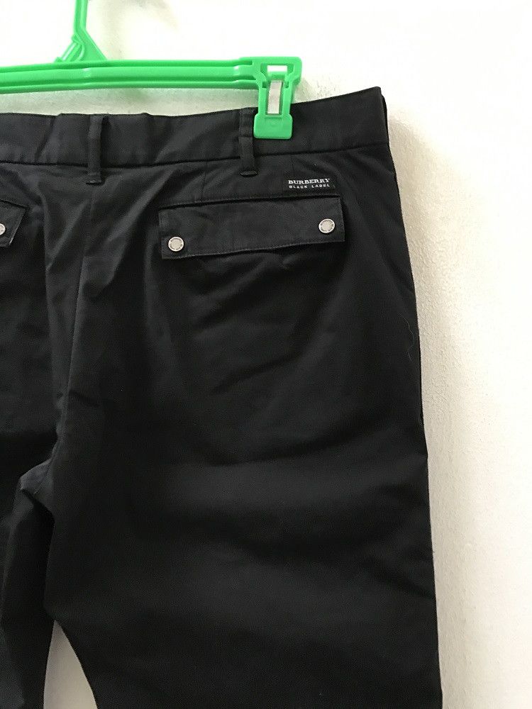 Burberry Burberry Black Label Side Stripe Stretchable Black Trouser Size US 31 - 10 Thumbnail