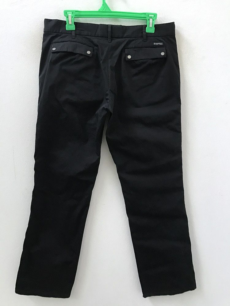 Burberry Burberry Black Label Side Stripe Stretchable Black Trouser Size US 31 - 7 Thumbnail
