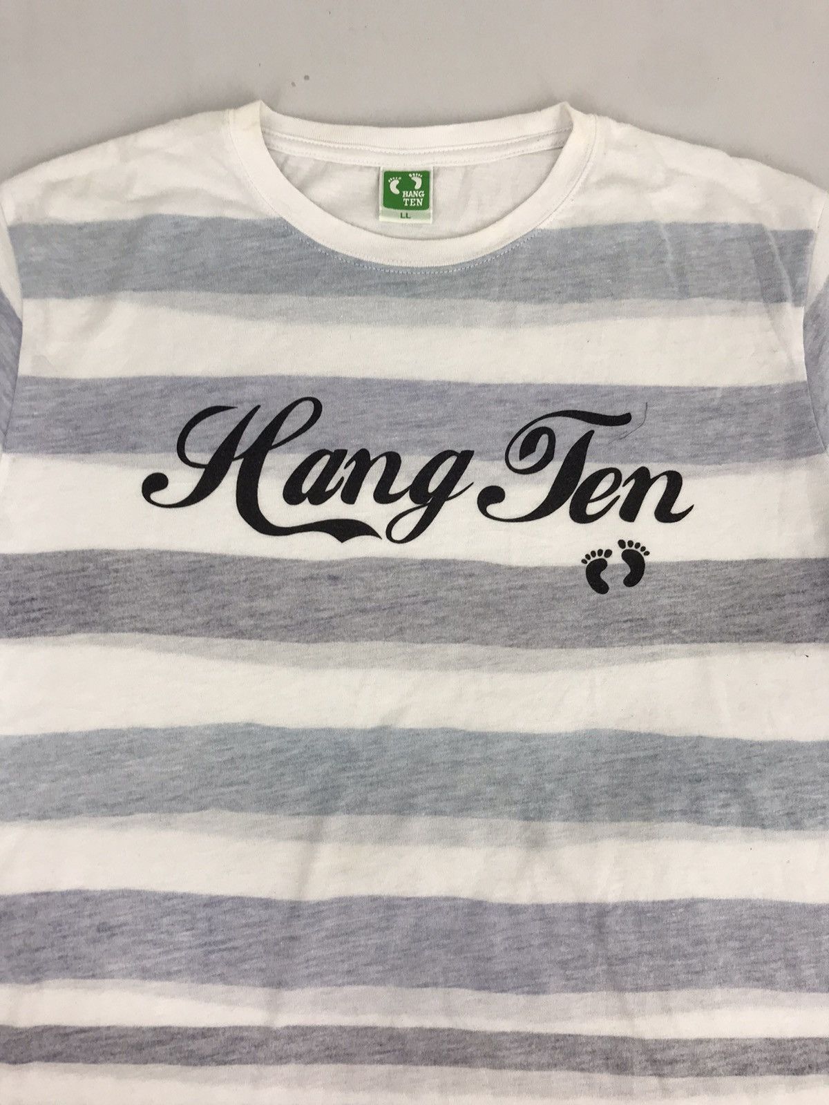Hang Ten Vintage Hang Ten Striped Tee Outdoor Spell Out Size US L / EU 52-54 / 3 - 2 Thumbnail