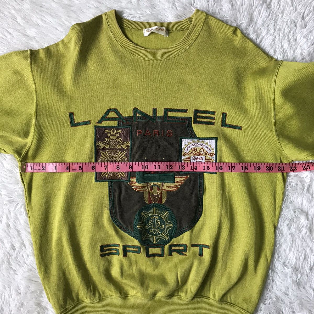 Lancel Lancel Sport Big Embroidered Sweatshirt Made in Japan Size US M / EU 48-50 / 2 - 19 Thumbnail