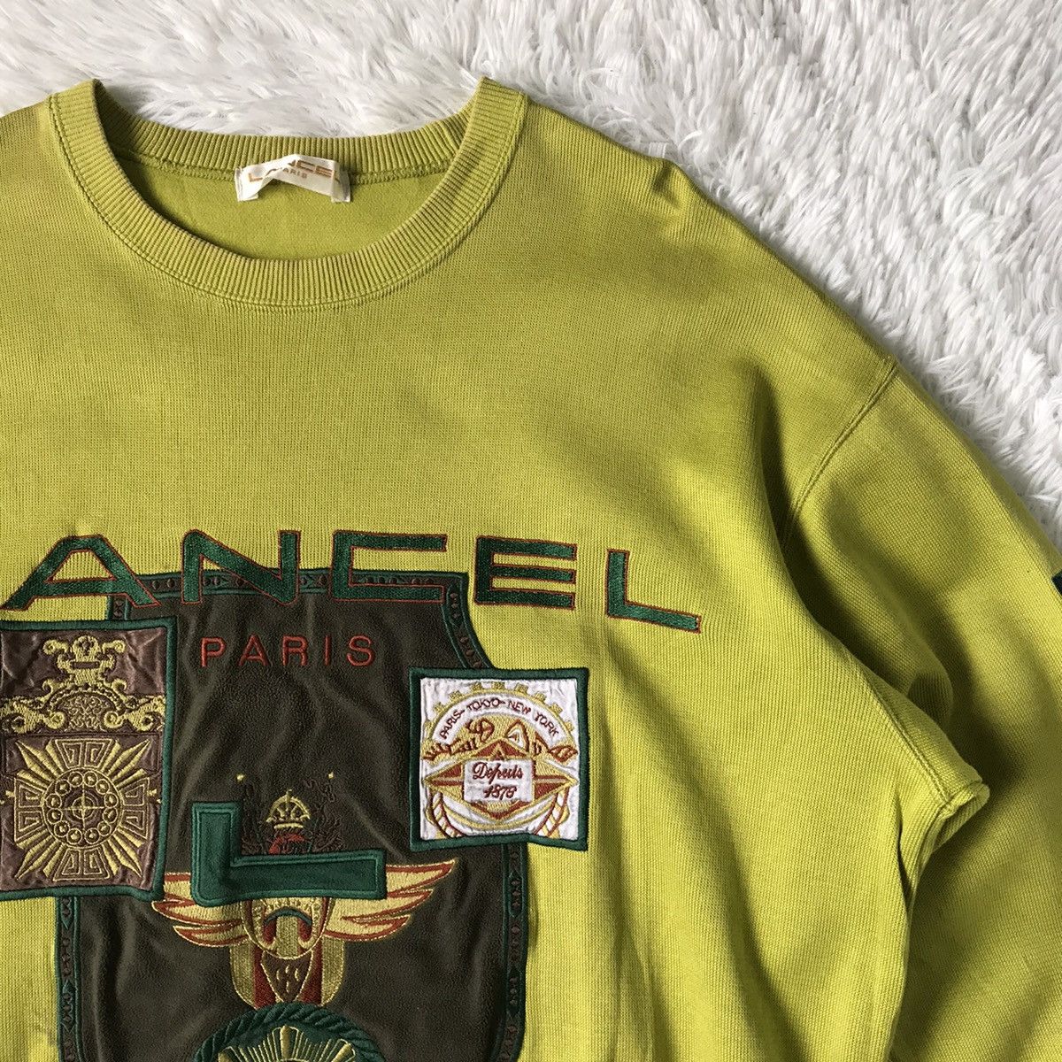 Lancel Lancel Sport Big Embroidered Sweatshirt Made in Japan Size US M / EU 48-50 / 2 - 5 Thumbnail