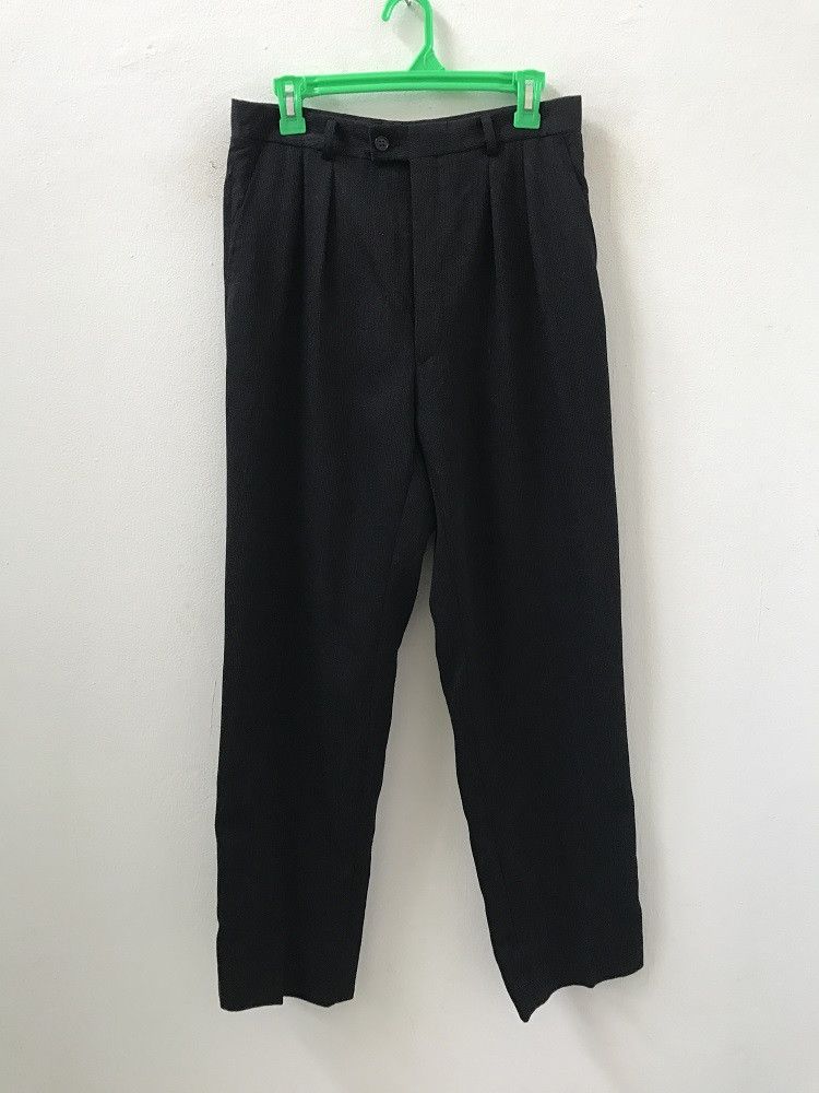 Paul Smith Paul Smith Made in Japan Striped Wool Black Trouser Pant Size US 30 / EU 46 - 1 Thumbnail