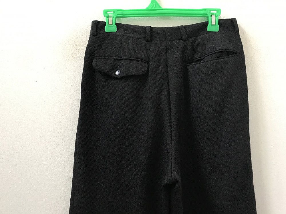 Paul Smith Paul Smith Made in Japan Striped Wool Black Trouser Pant Size US 30 / EU 46 - 9 Thumbnail